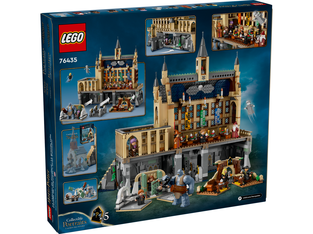 D15-76435 Damaged Harry Potter Hogwarts Castle: The Great Hall