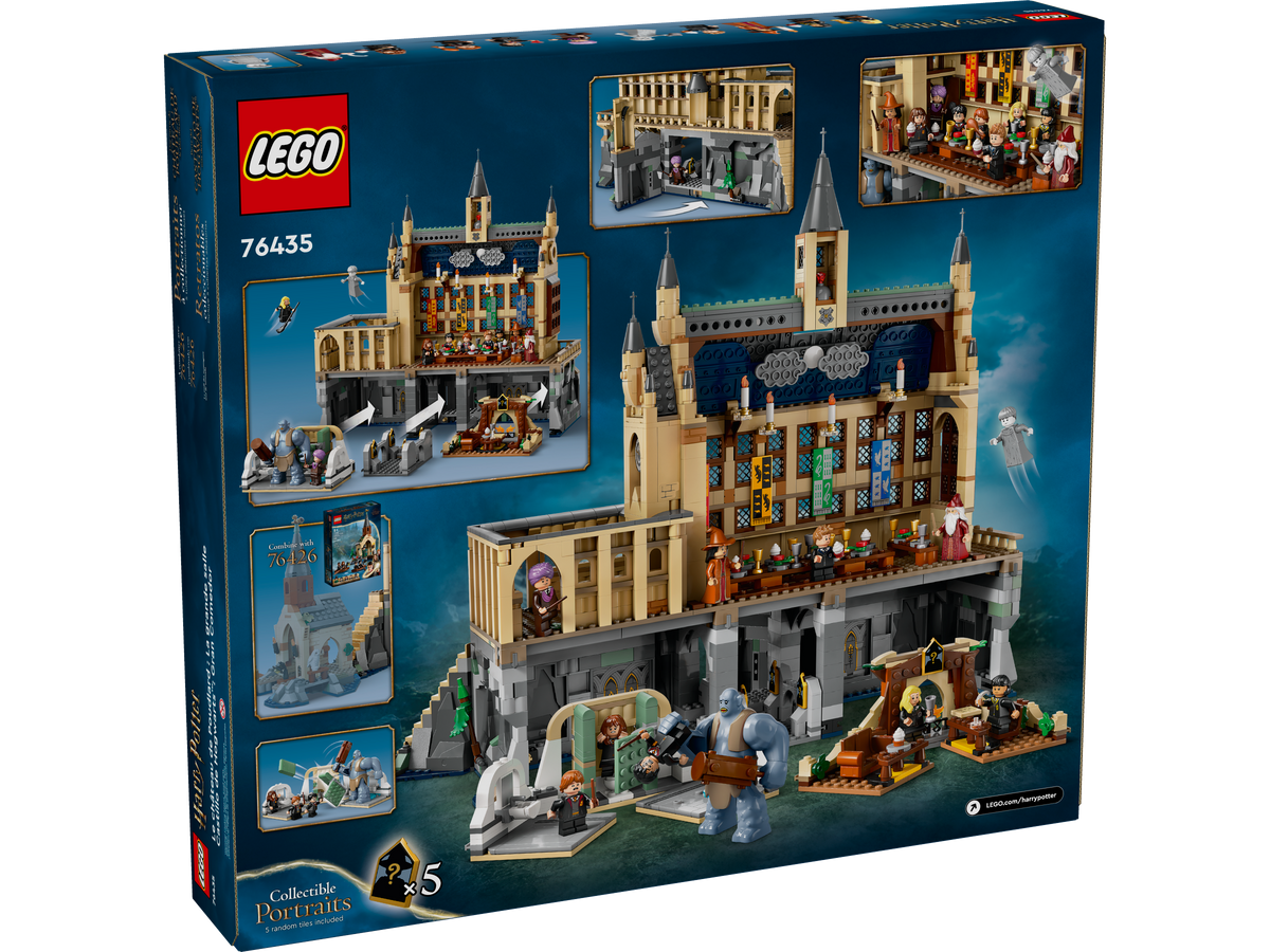 D15-76435 Damaged Harry Potter Hogwarts Castle: The Great Hall