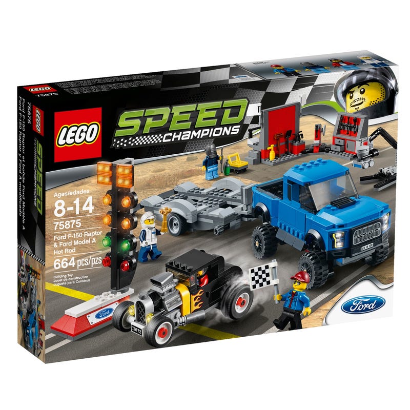 75875 Speed Champions Ford F-150 Raptor & Ford Model A Hot Rod