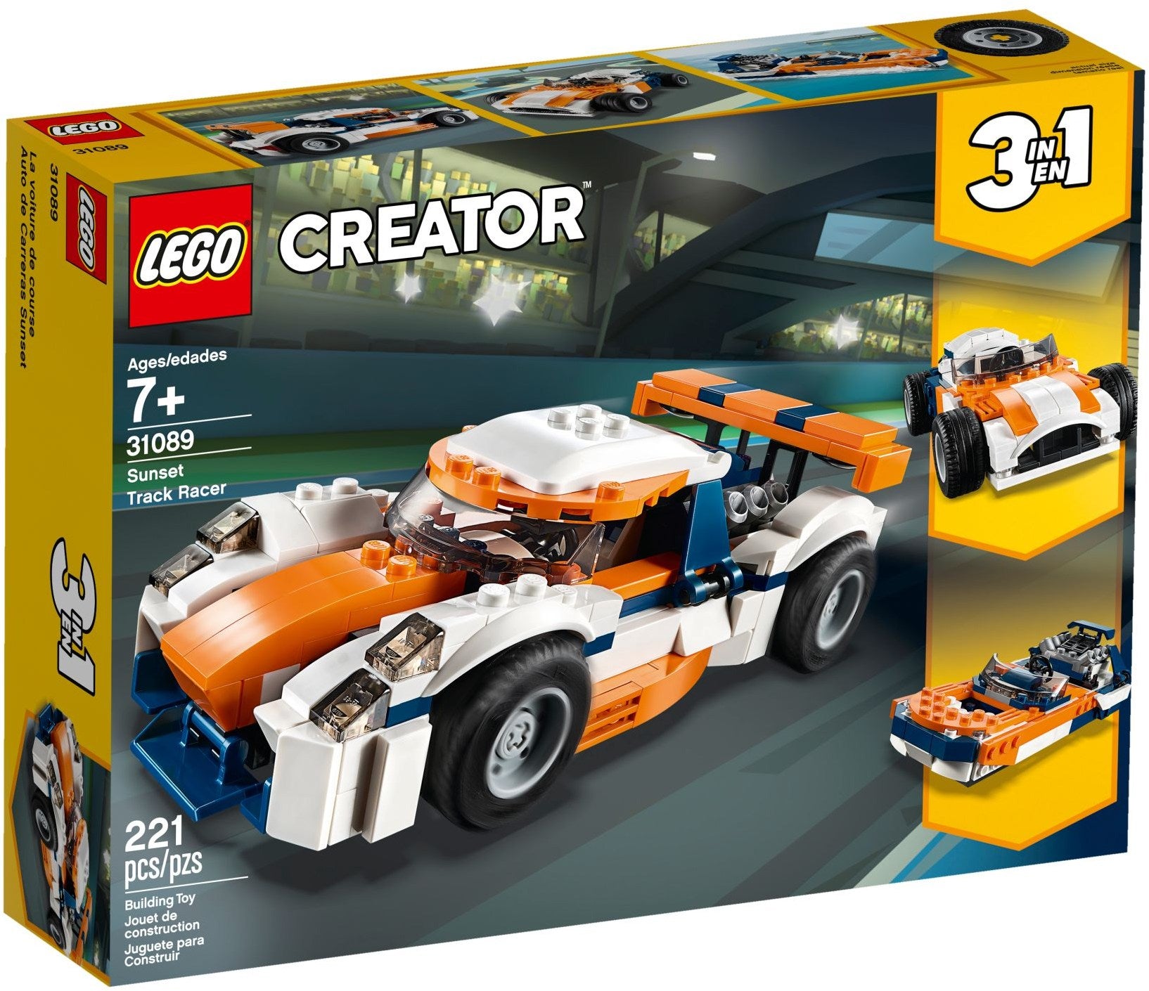 31089 Creator 3-in-1 Sunset Track Racer
