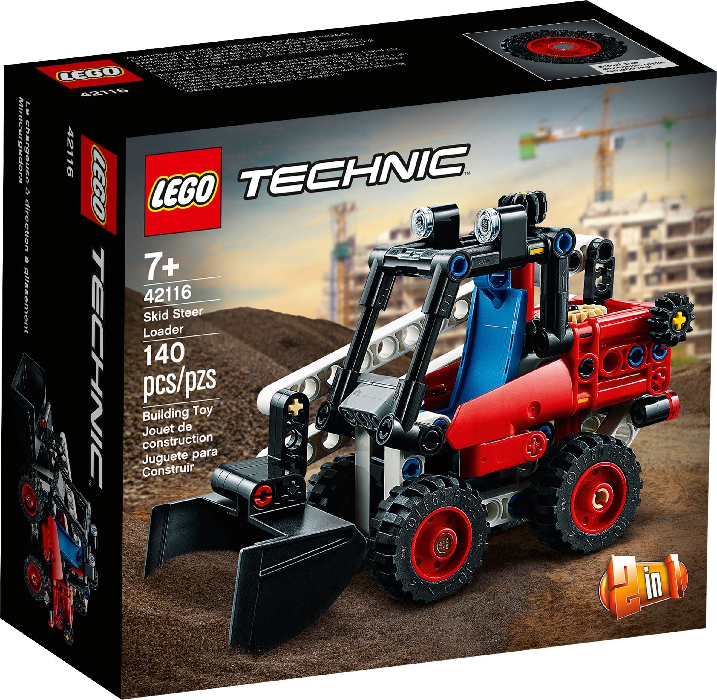 D10-42116 DAMAGED Technic Skid Steer Loader