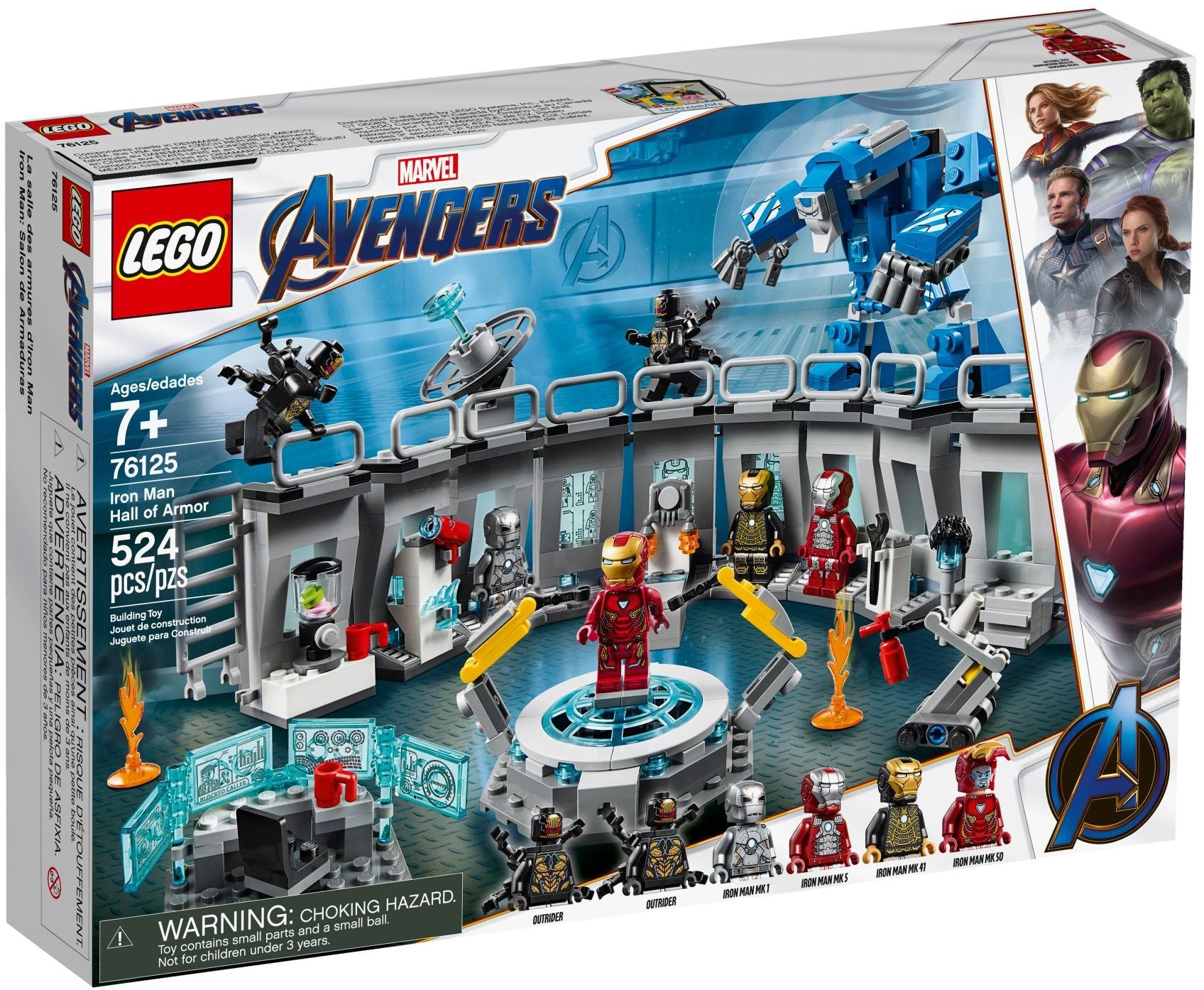 U-76125 Used Lego MARVEL SUPER HEROES Iron Man Hall of Armor