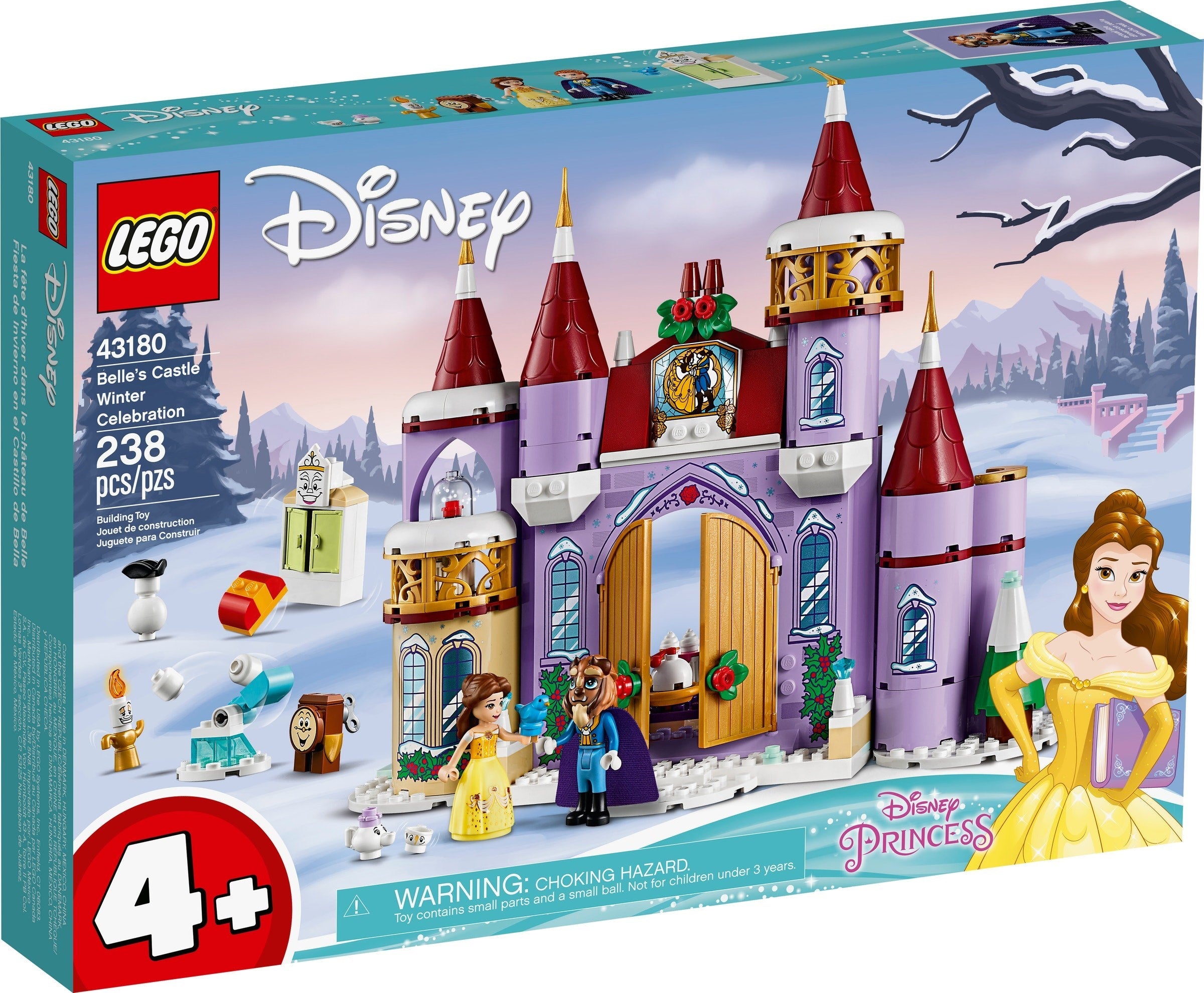 43180 Lego Disney Belle's Castle Winter Celebration