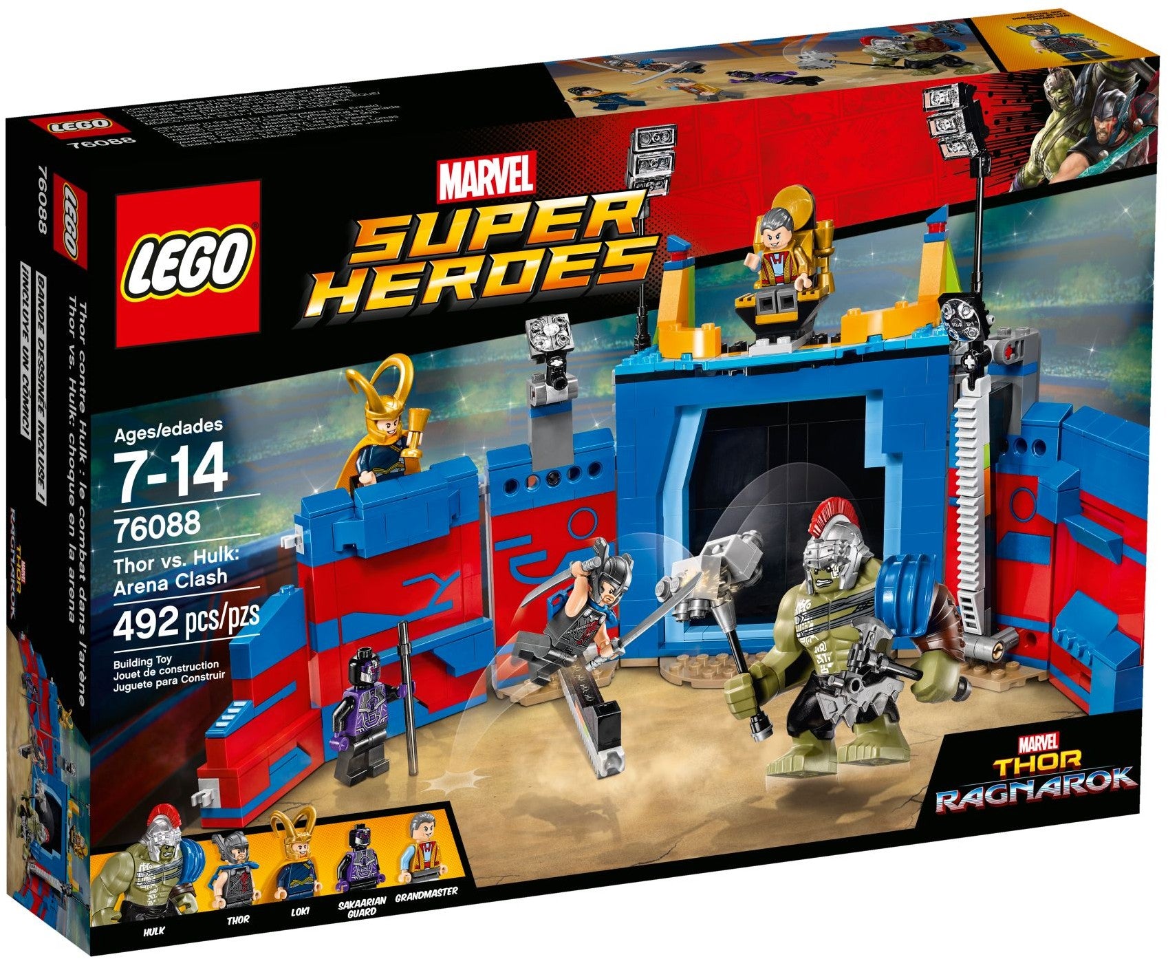 76088 LEGO Marvel Thor vs. Hulk: Arena Clash