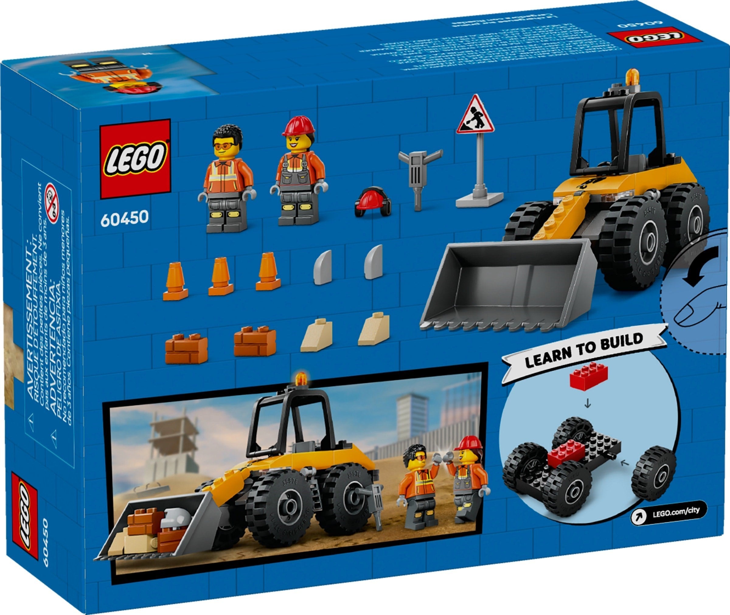 60450 City Yellow Construction Wheel Loader
