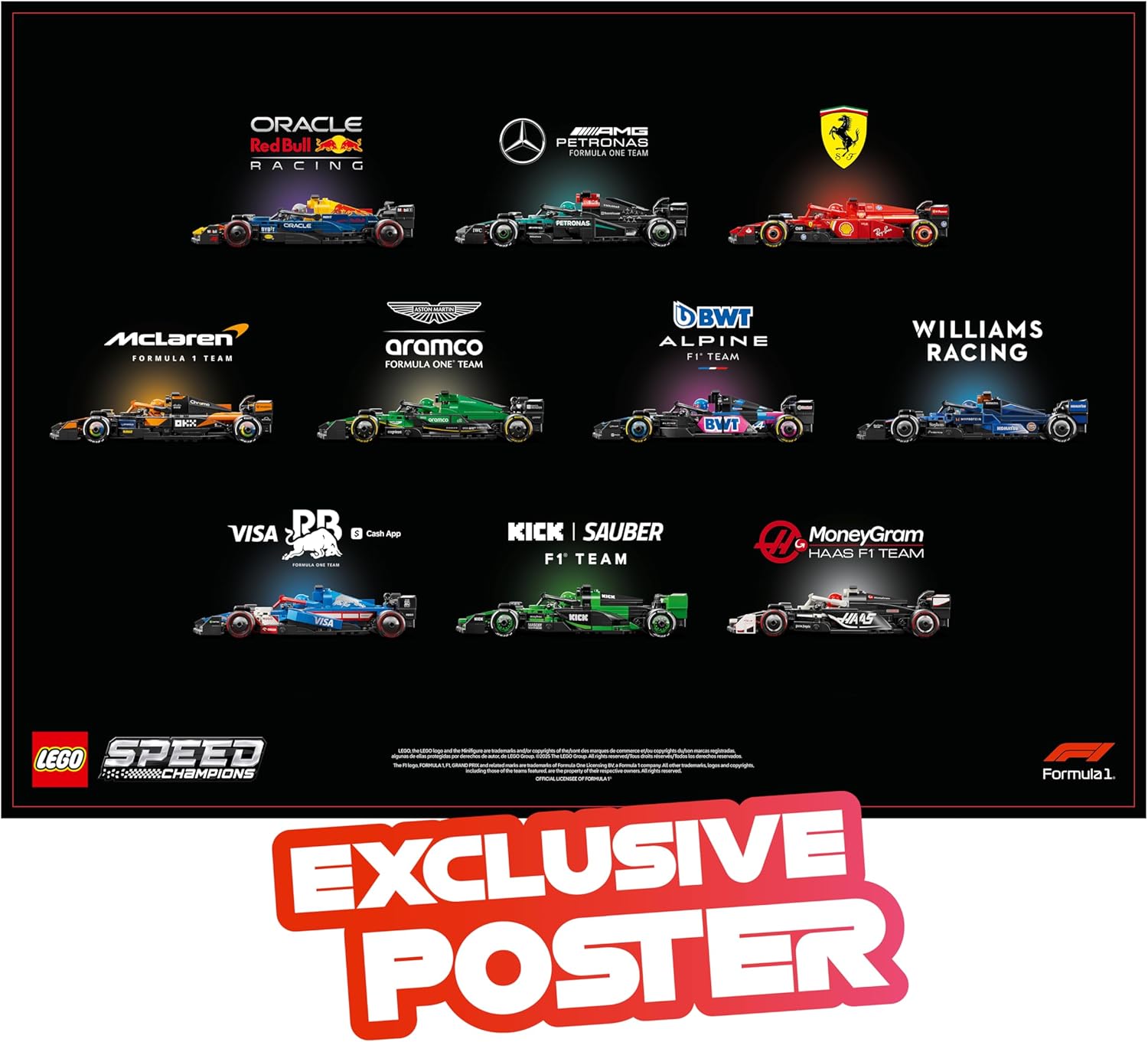 66802 Speed Champions Ultimate Formula 1 Collector's Pack