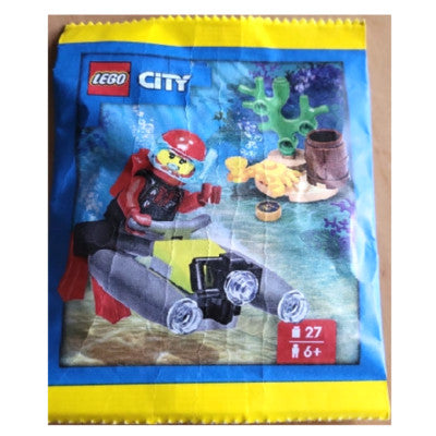 952311 LEGO City Diver with Underwater Scooter Paper Bag