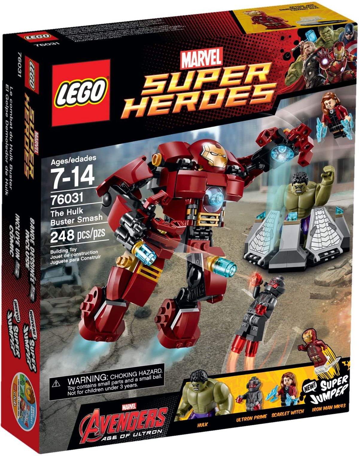 U-76031 USED Lego Marvel The Hulk Buster Smash