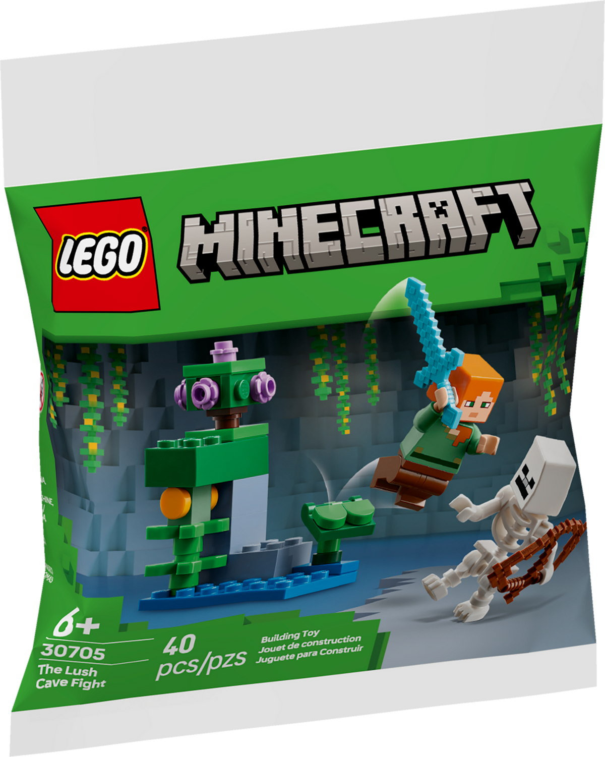 30705 LEGO Minecraft The Lush Cave Fight Polybag