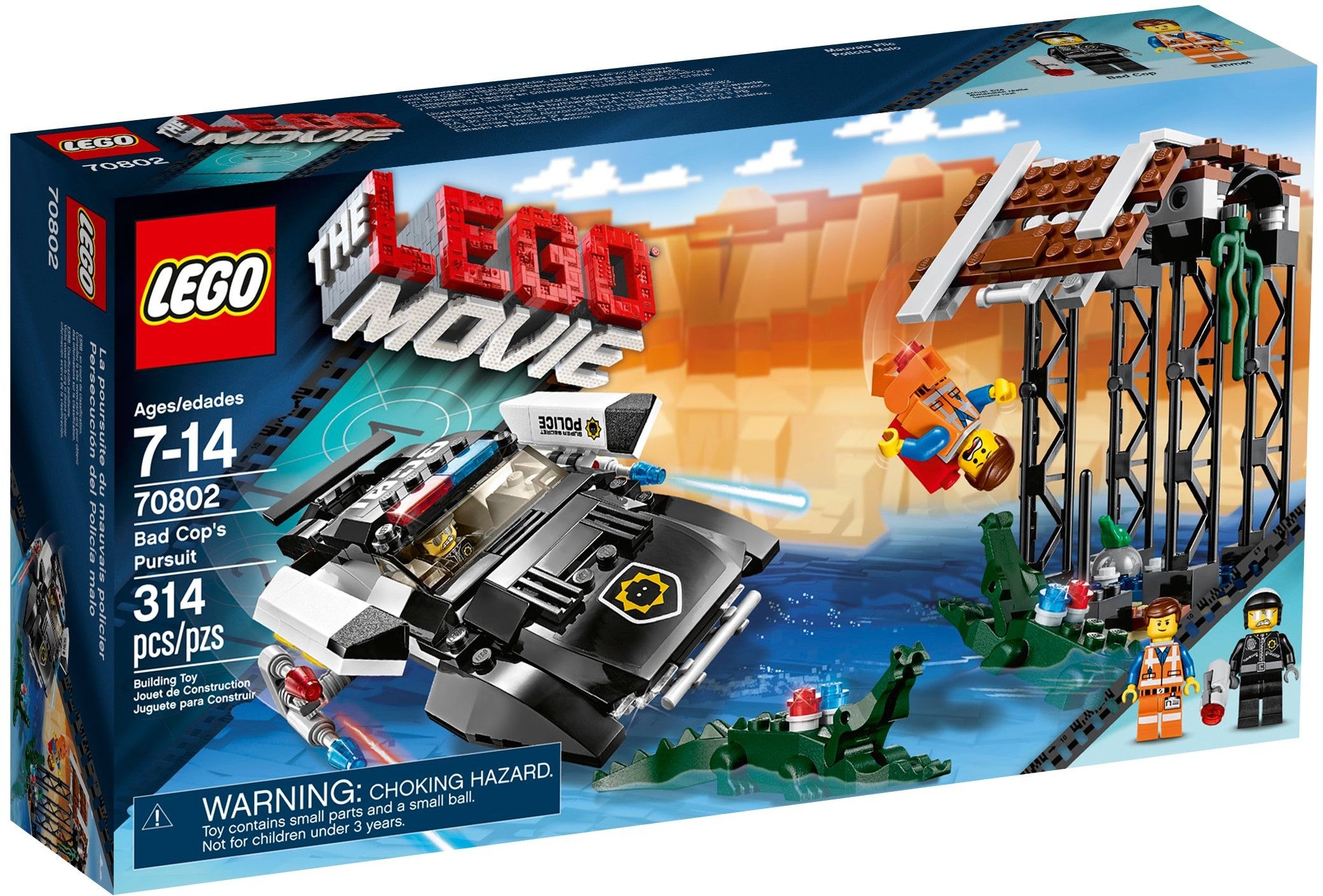 70802 Lego Movie Bad Cop's Pursuit