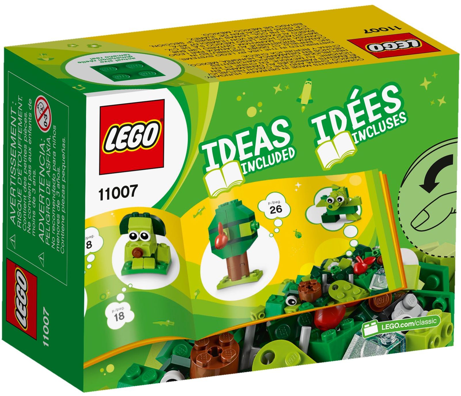 11007 Creative Green Bricks