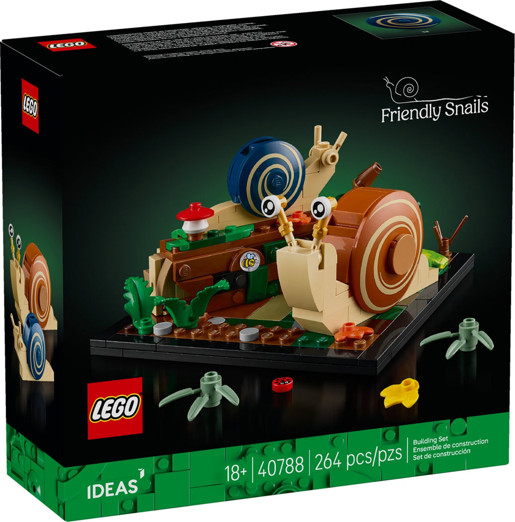 40788 LEGO Ideas Friendly Snails Building Set