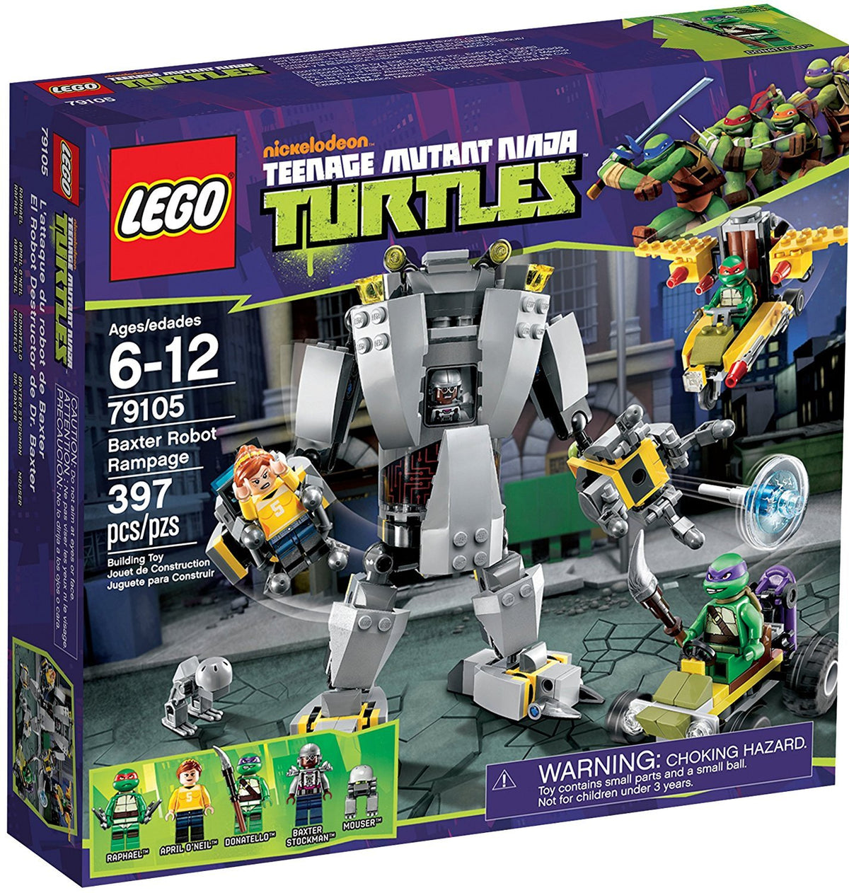 79105 Ninja Turtles Baxter Robot Rampage