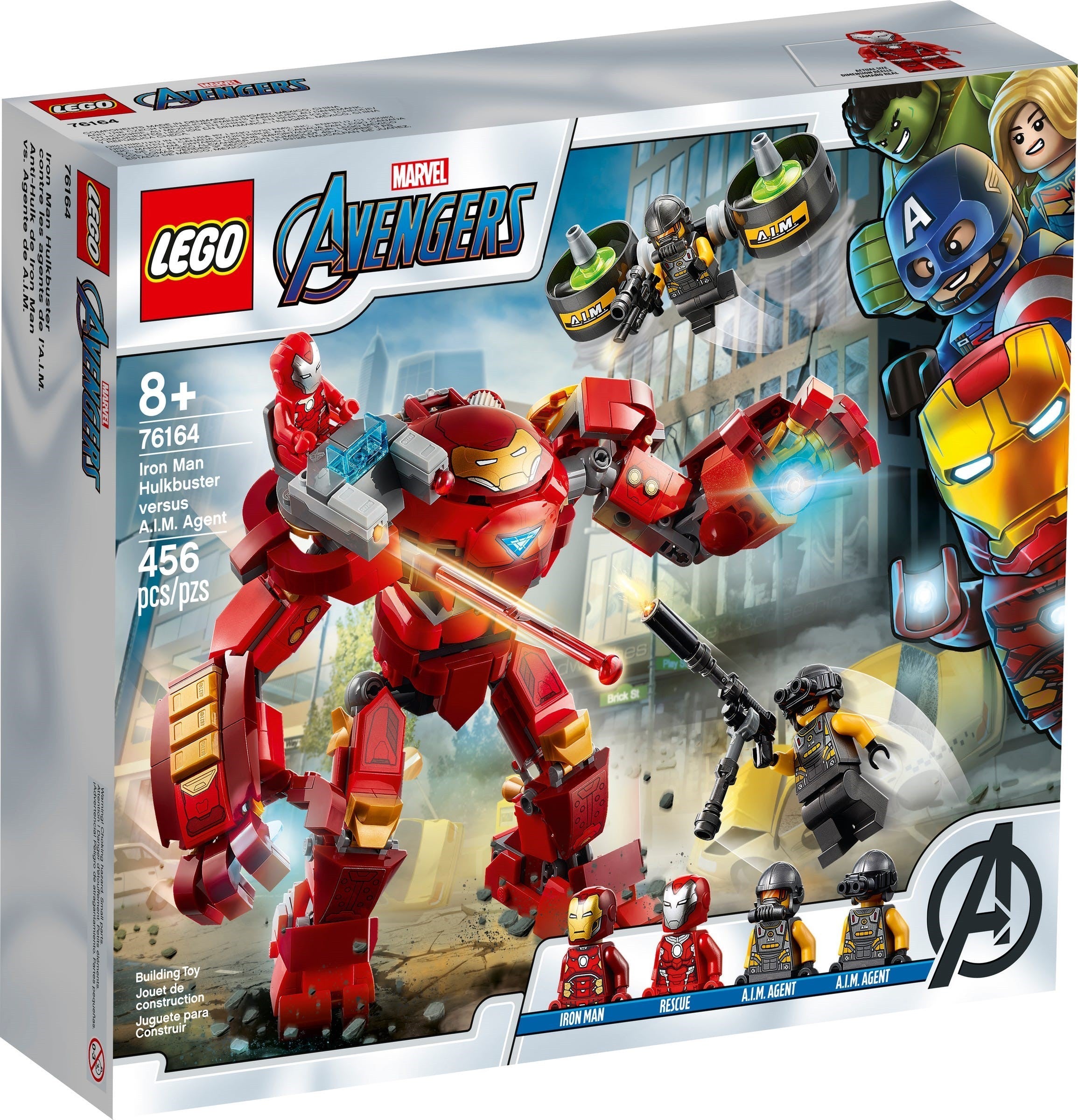 76164 LEGO Marvel Iron Man Hulkbuster Versus A.I.M.