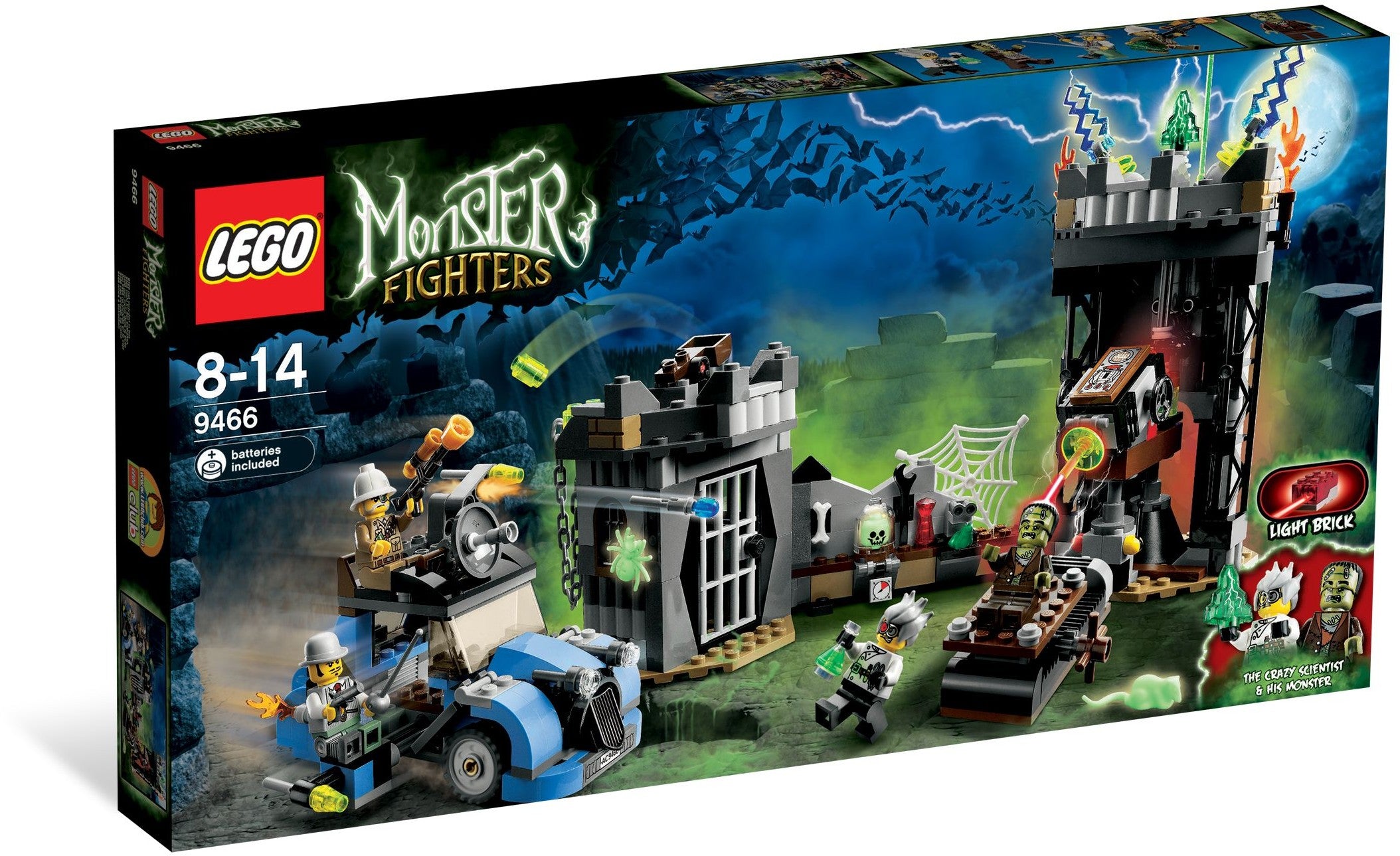 9466 Lego Monster Fighters The Crazy Scientist & His Monster