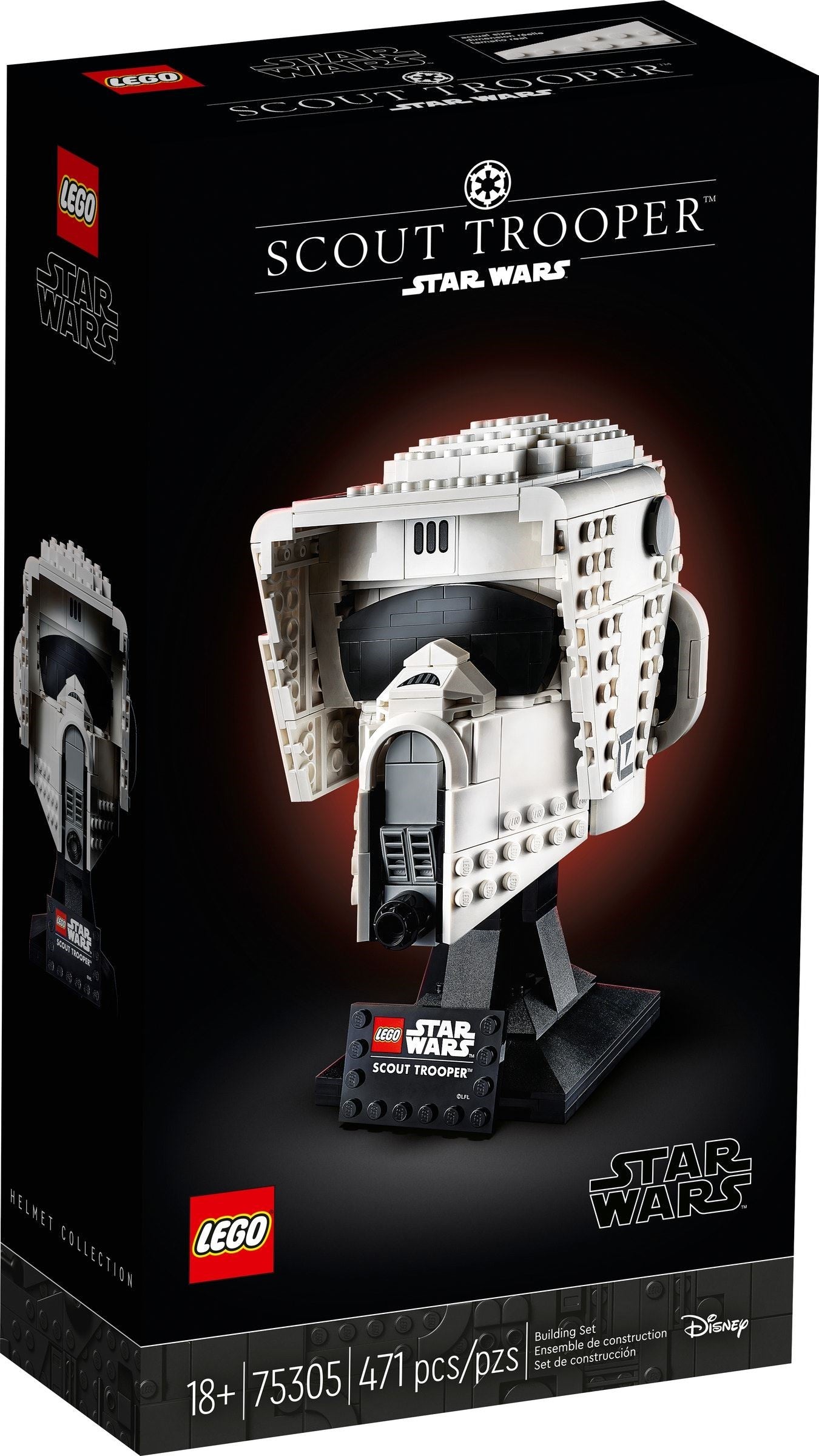 D15-75305 DAMAGED Scout Trooper™ Helmet