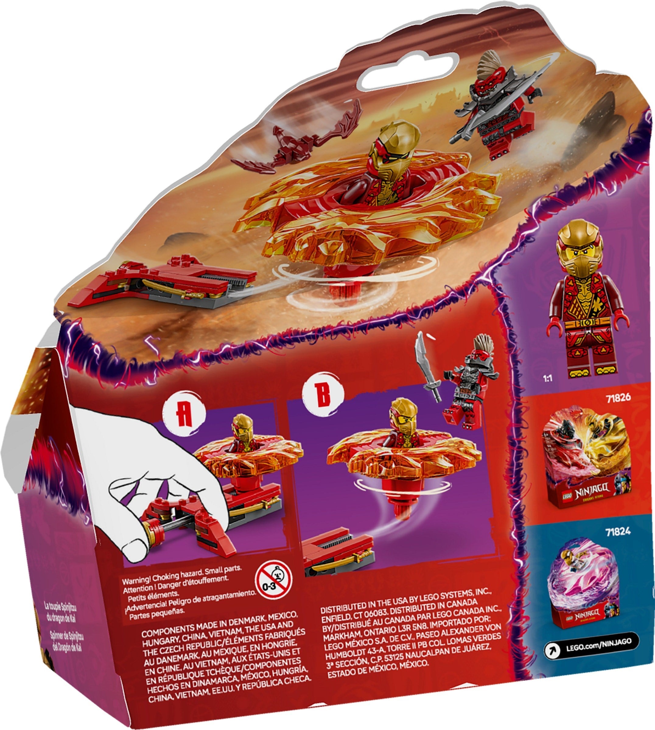 71823 Ninjago Kai's Dragon Spinjitzu Spinner