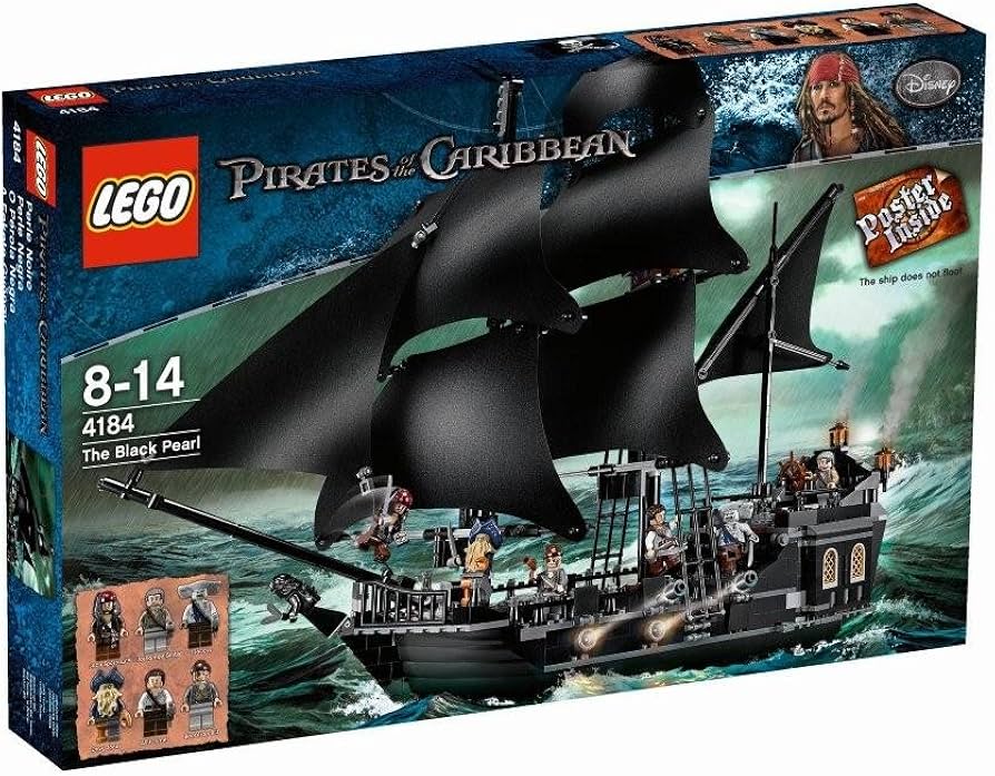 4184 LEGO Pirates of the Caribbean The Black Pearl Set