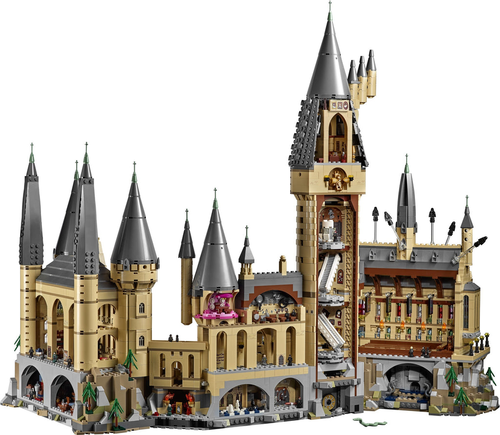 D10-71043 Damaged Harry Potter Hogwarts Castle