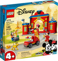 D10-10776 Damaged Lego Disney Mickey & Friends Fire Truck & Station