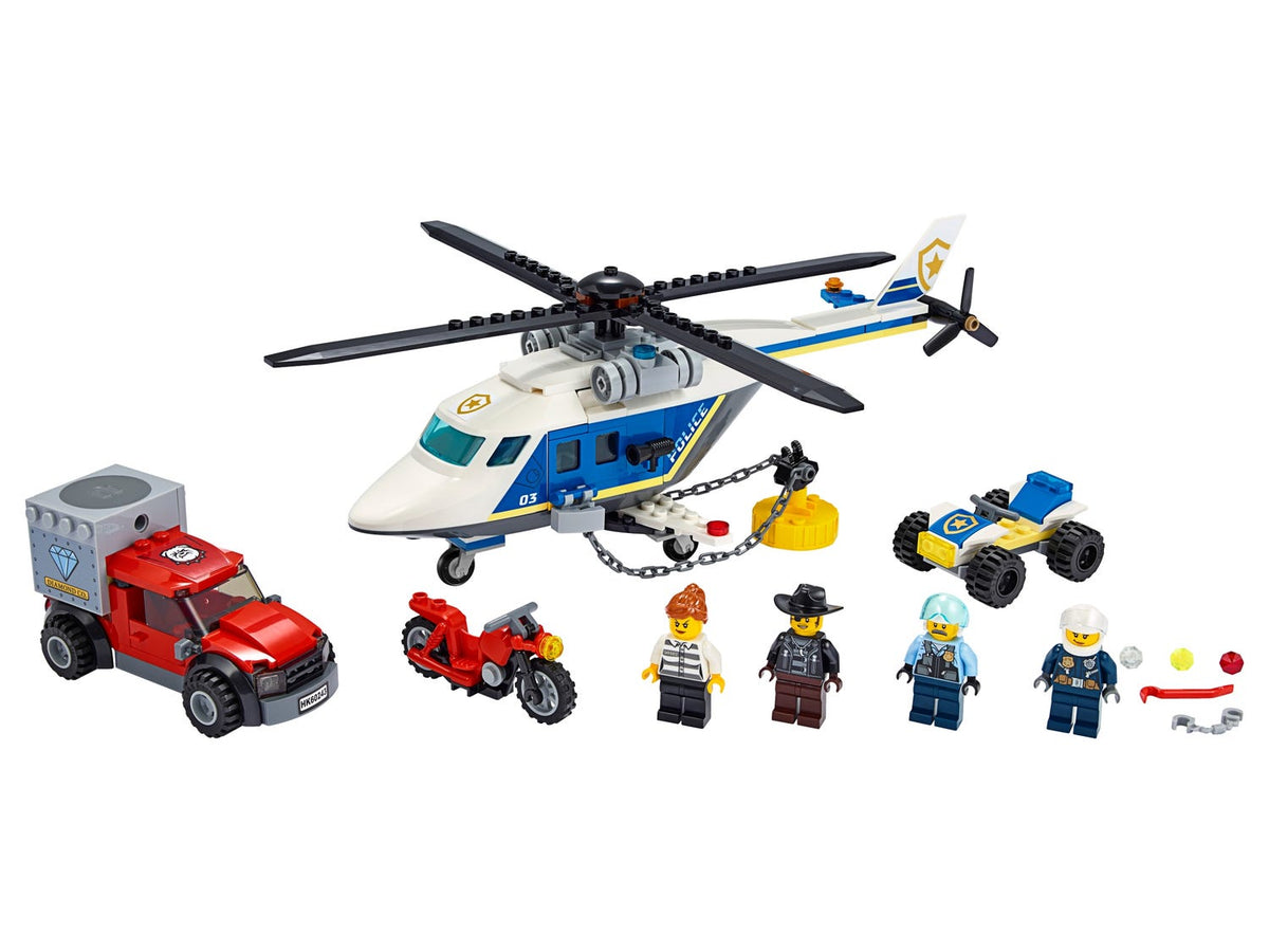 60243 LEGO City Police Helicopter Chase Police Playset