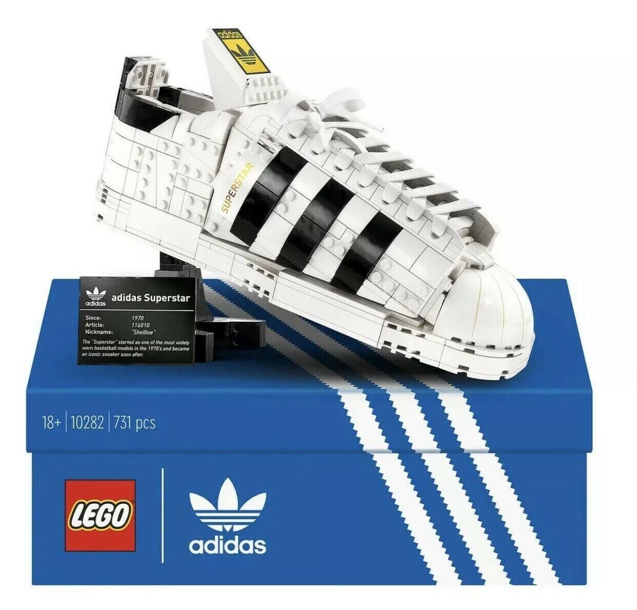 D10-10282 DAMAGED Lego Icons Adidas Shoe