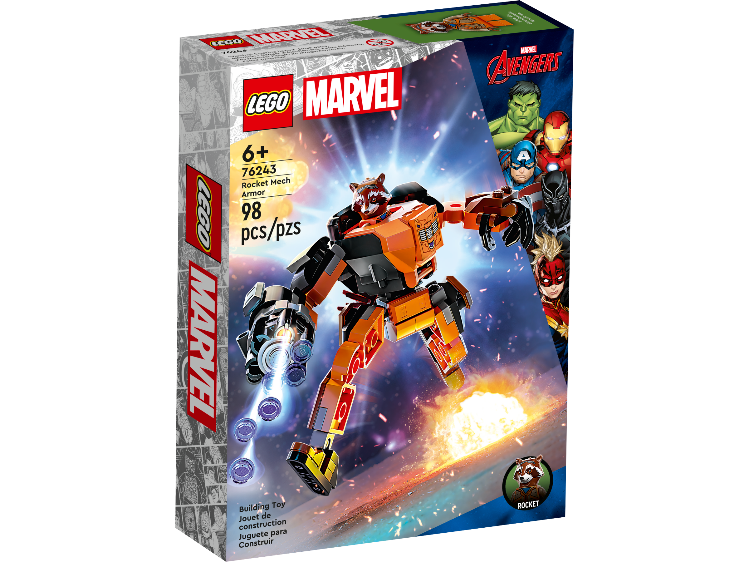 U-76243 Used LEGO Marvel Rocket Mech Armour