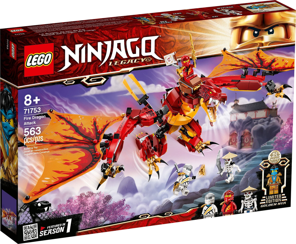 U-71753 USED  NINJAGO Fire Dragon Attack