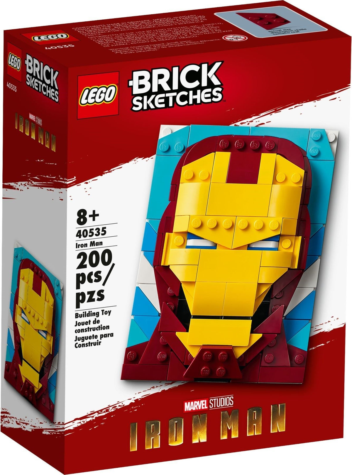 40535 LEGO Brick Sketches Marvel Iron Man