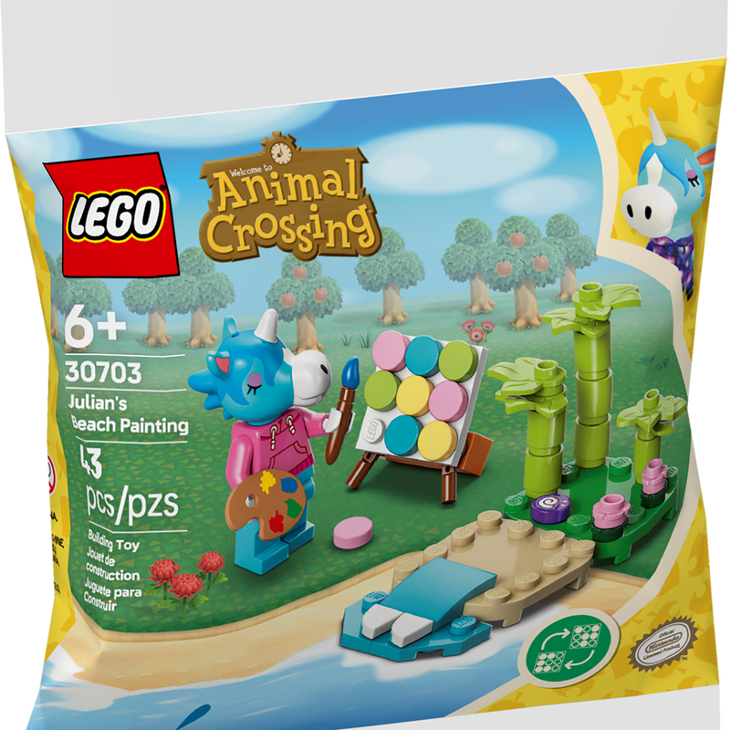 30703 Animal Crossing Julian's Beach Painting Polybag