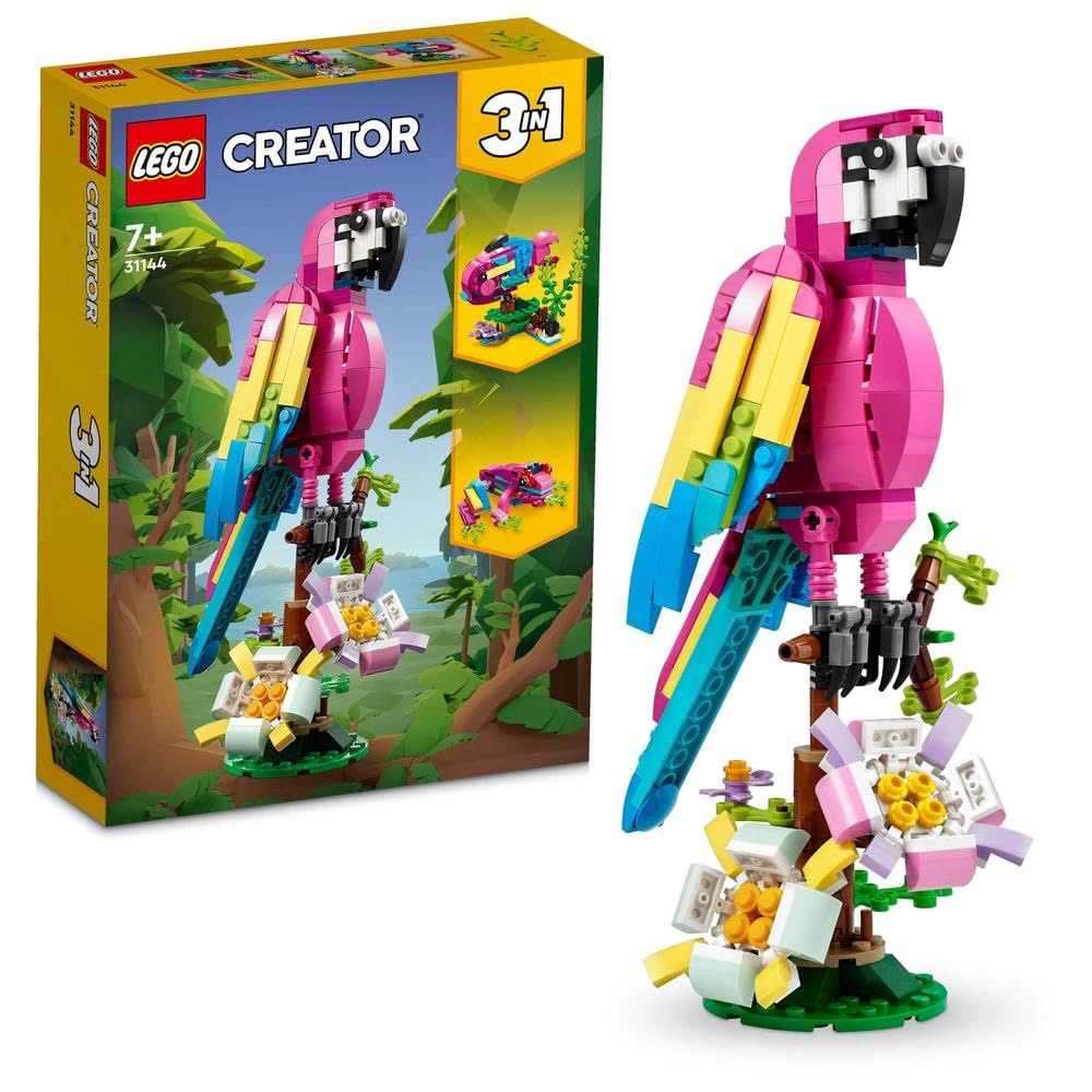 31144 Creator 3-in-1 Exotic Pink Parrot