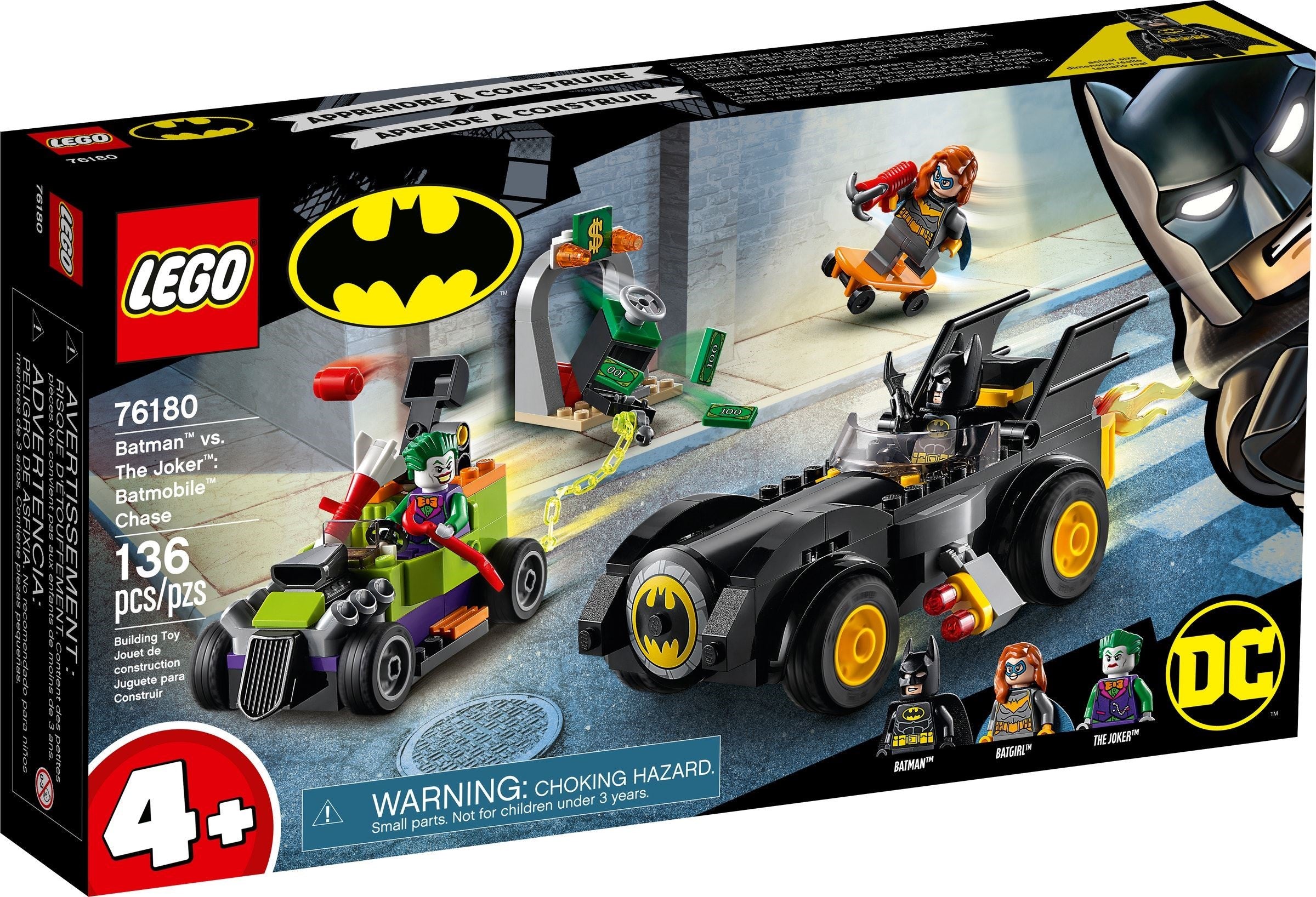 76180 Lego DC COMICS SUPER HEROES Batman vs. The Joker: Batmobile Chase