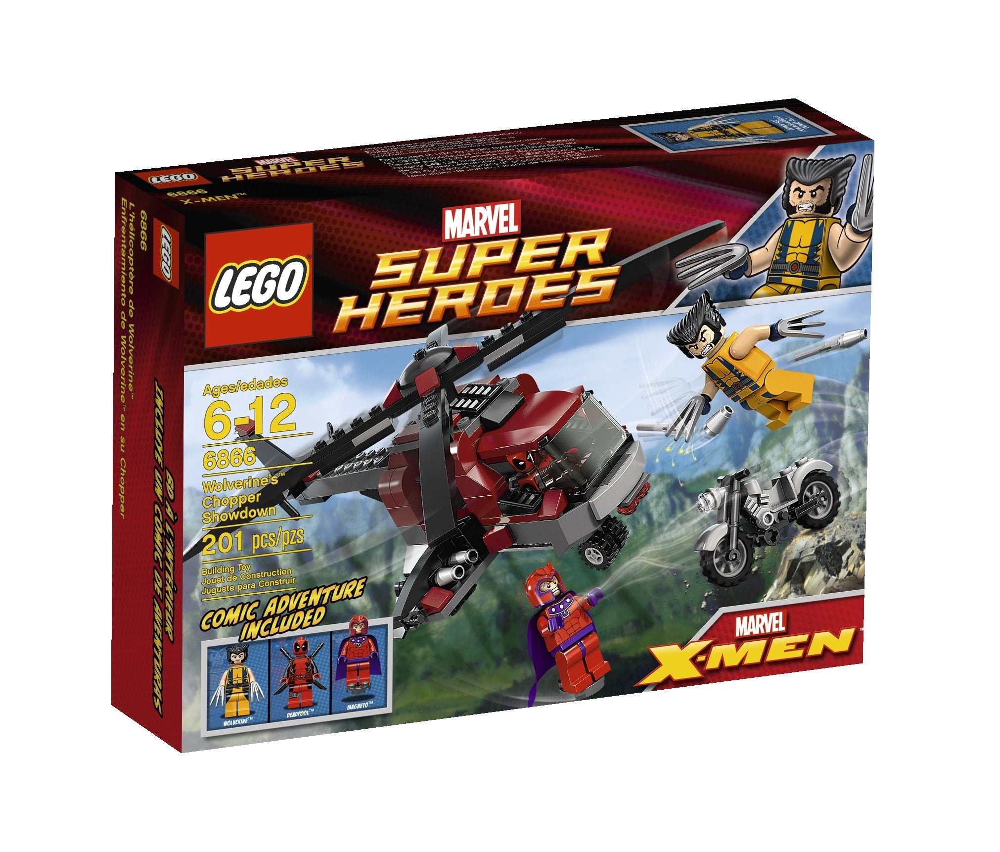 U-6866 Used LEGO Super Heroes Wolverine Helicant Pair