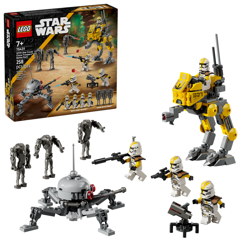 75431 - 327th Star Corps Clone Troopers™ Battle Pack