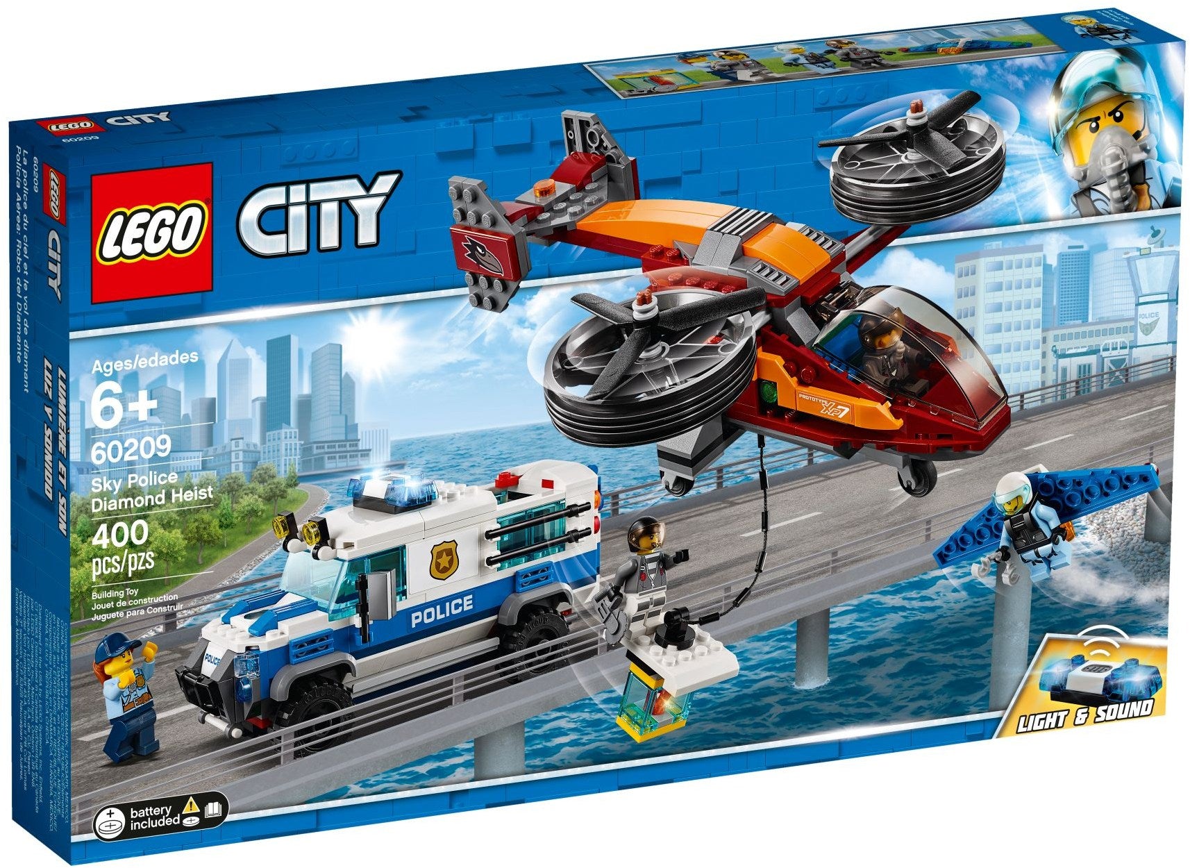 60209 Lego City Sky Police Diamond Heist