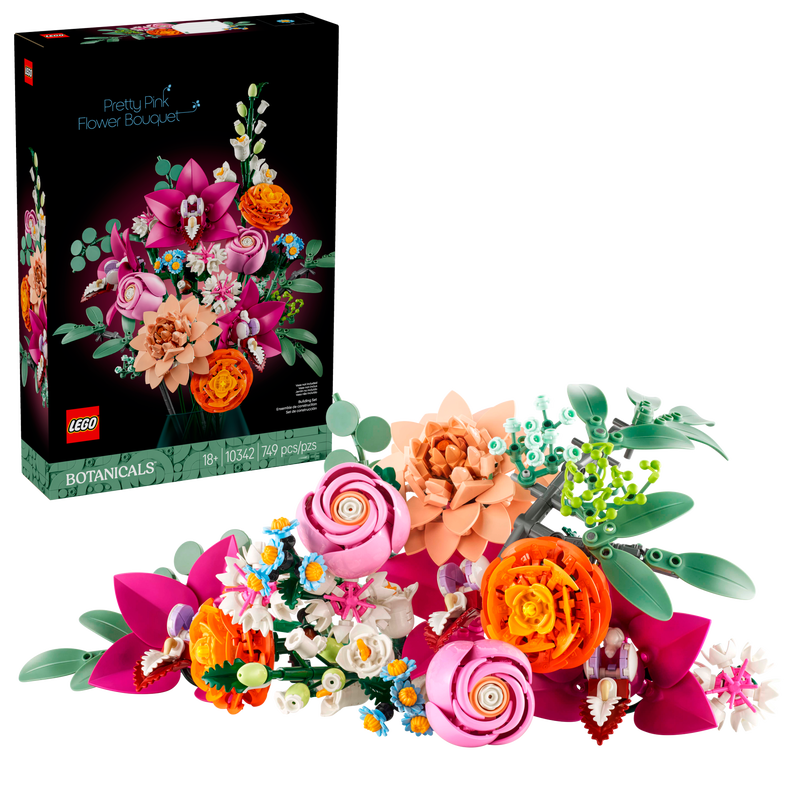 D10-10342 DAMAGED Pretty Pink Flower Bouquet