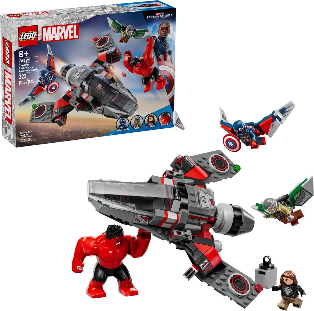 76292 Marvel Captain America vs. Red Hulk Battle