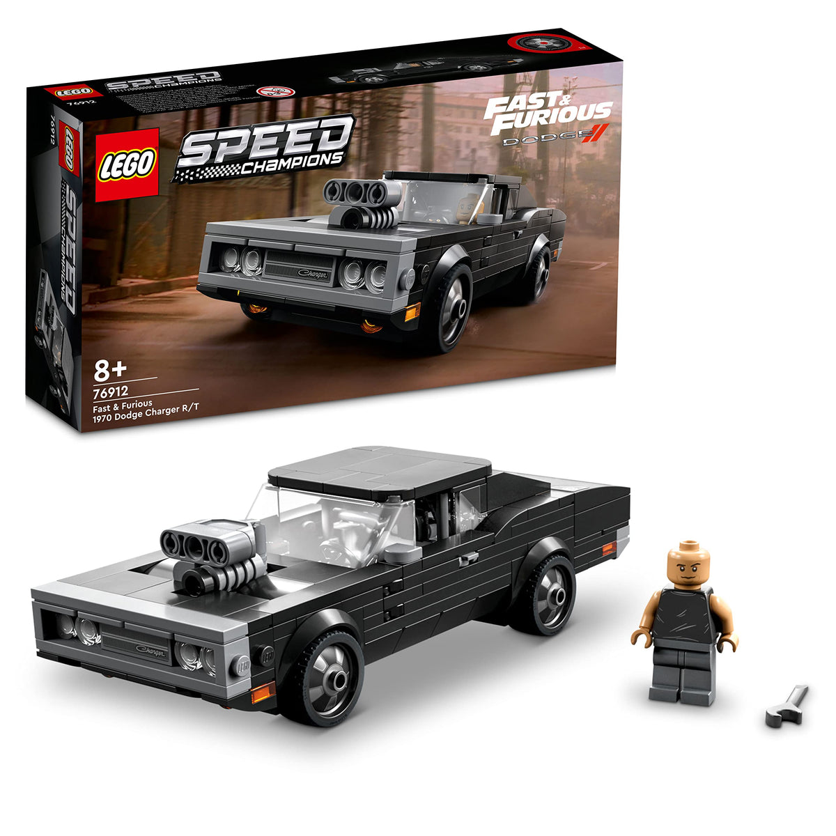 76912 Lego SPEED CHAMPIONS Fast & Furious 1970 Dodge Charger R/T