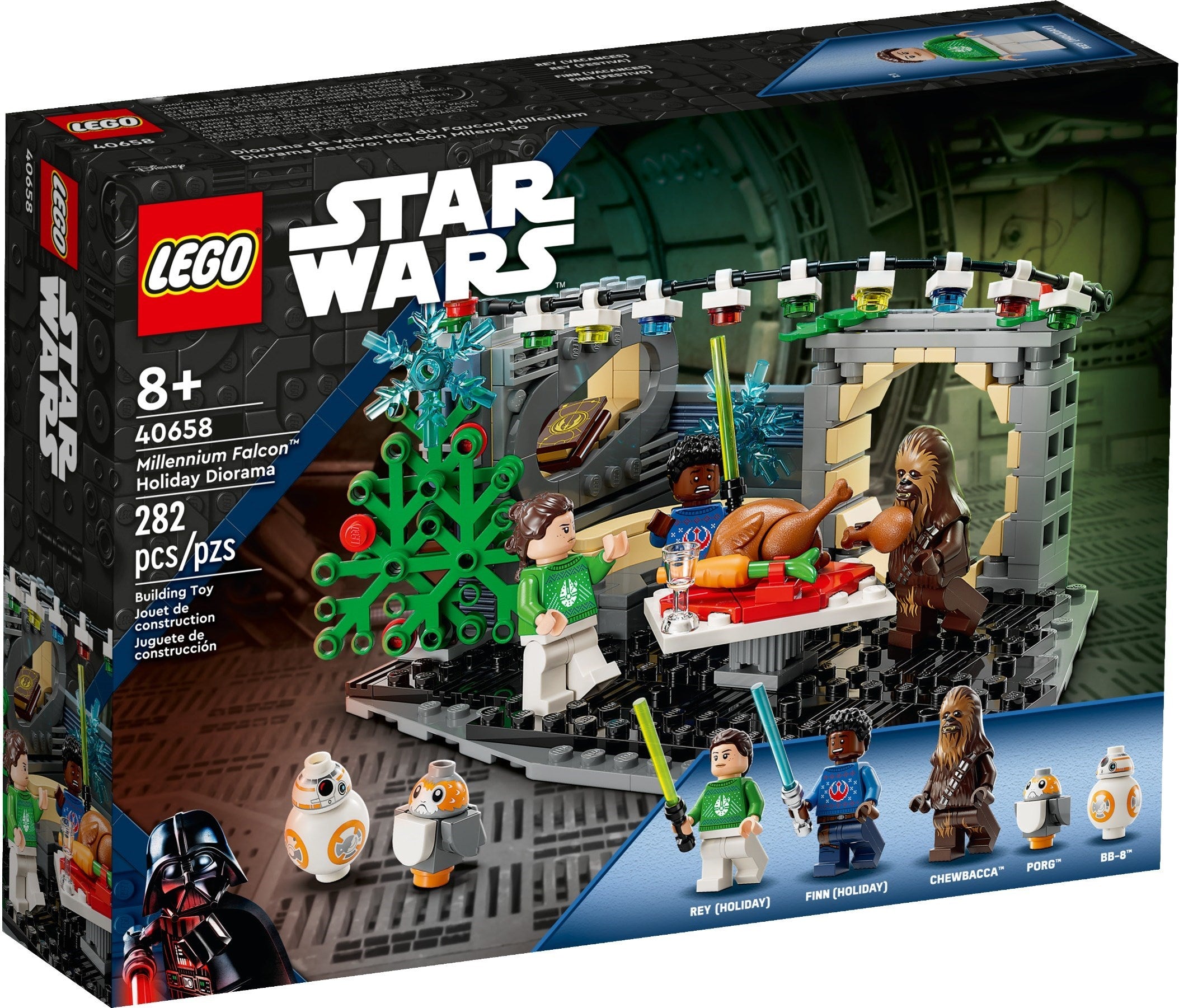 U-40658 LEGO Star Wars Millennium Falcon Holiday Diorama