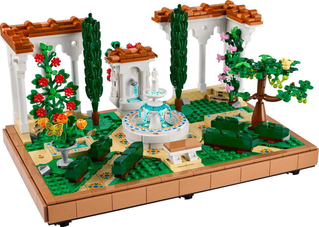 U-10359 USED Lego Icons Fountain Garden  (read description)