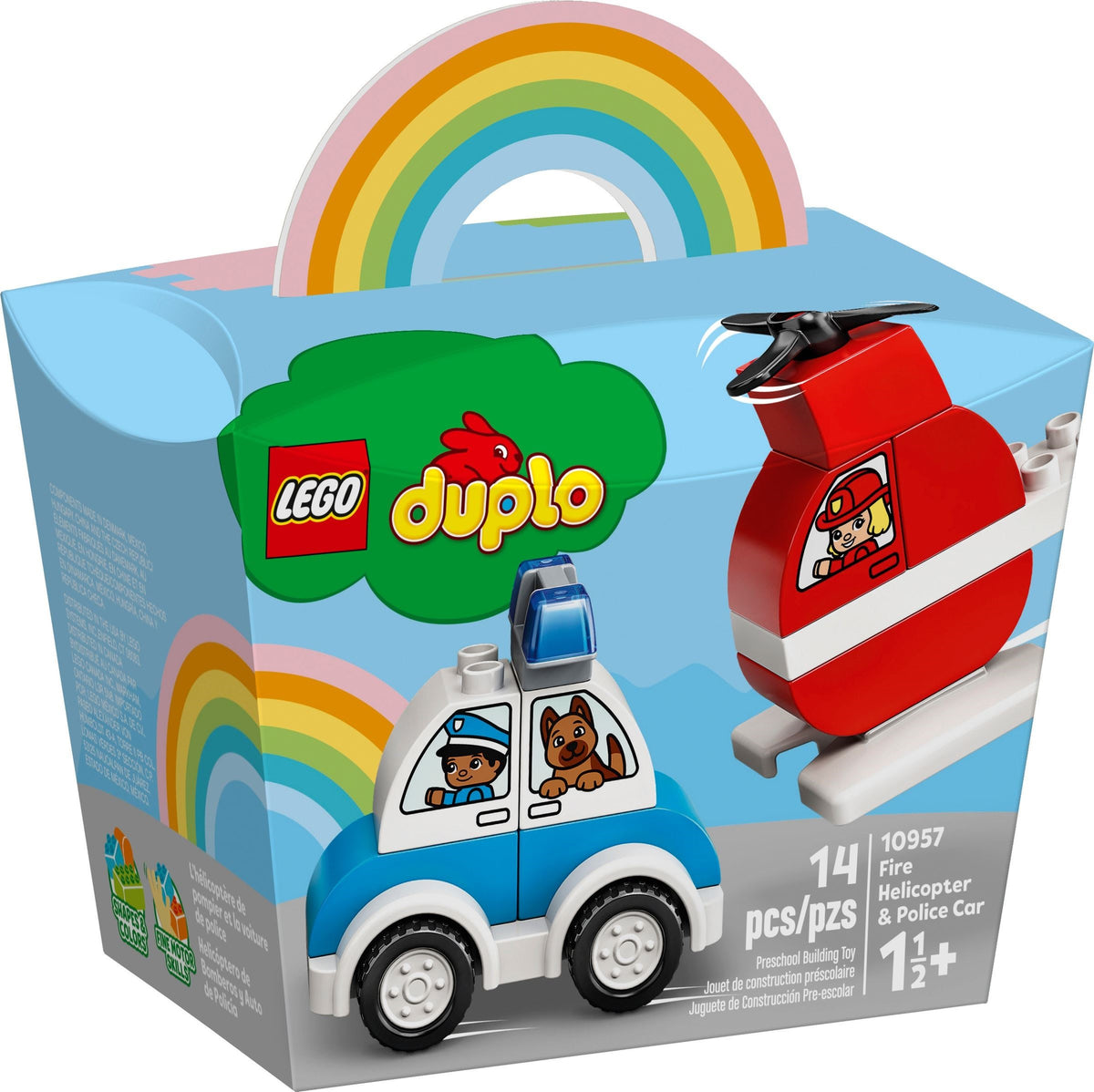 10957 LEGO Duplo My First Fire Helicopter and Police Car