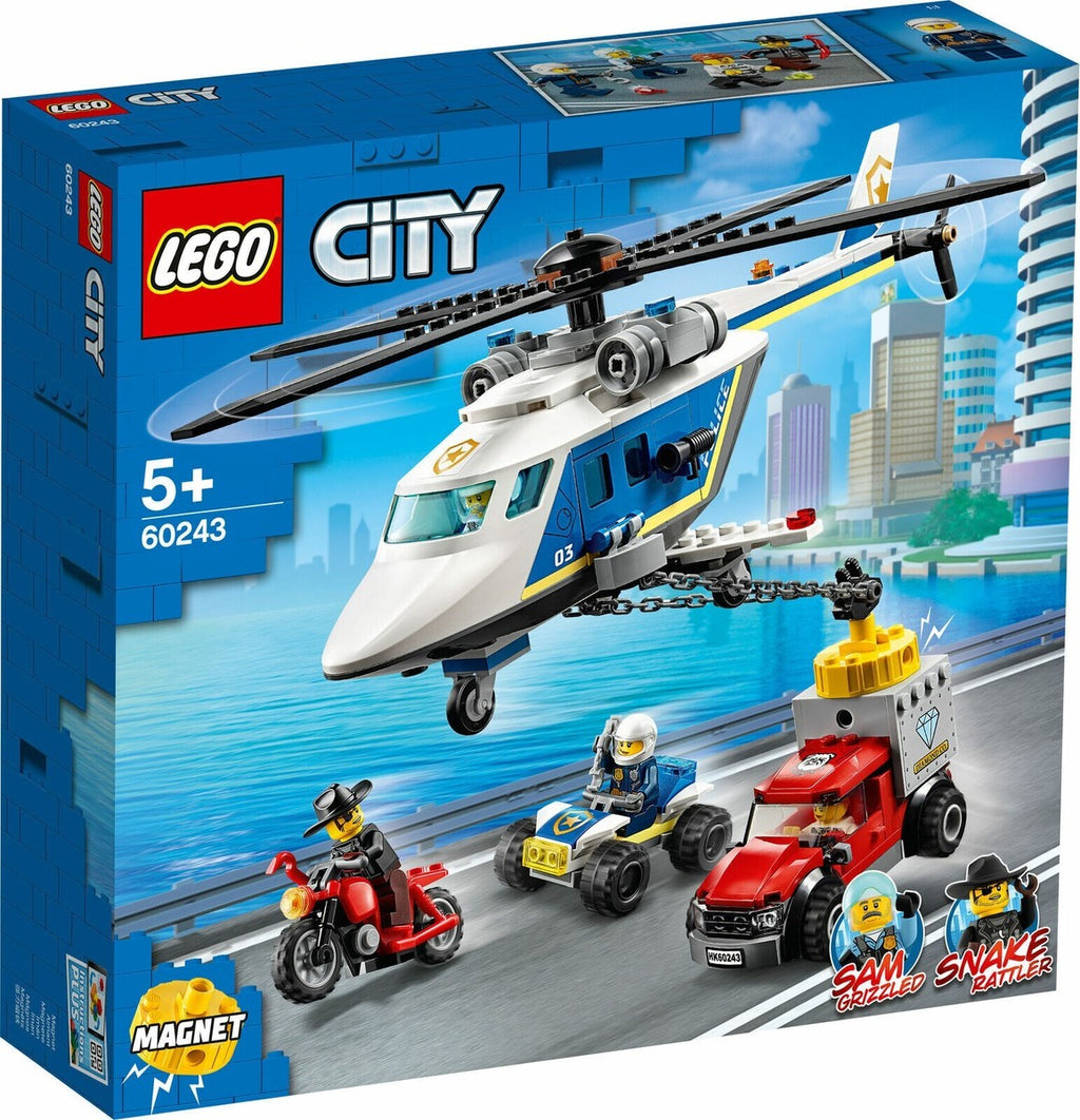 60243 LEGO City Police Helicopter Chase Police Playset