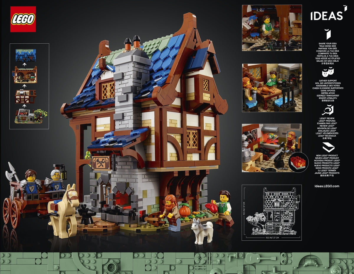 D20-21325 DAMAGED Medieval Blacksmith
