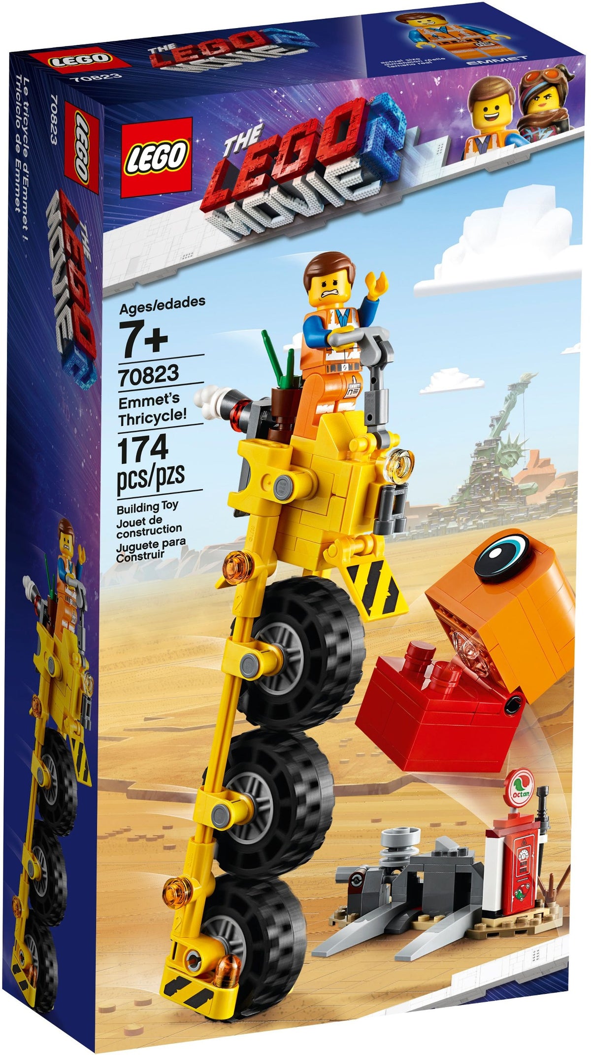 70823 Lego THE LEGO MOVIE Emmet’s Thricycle! (Retired 2019)