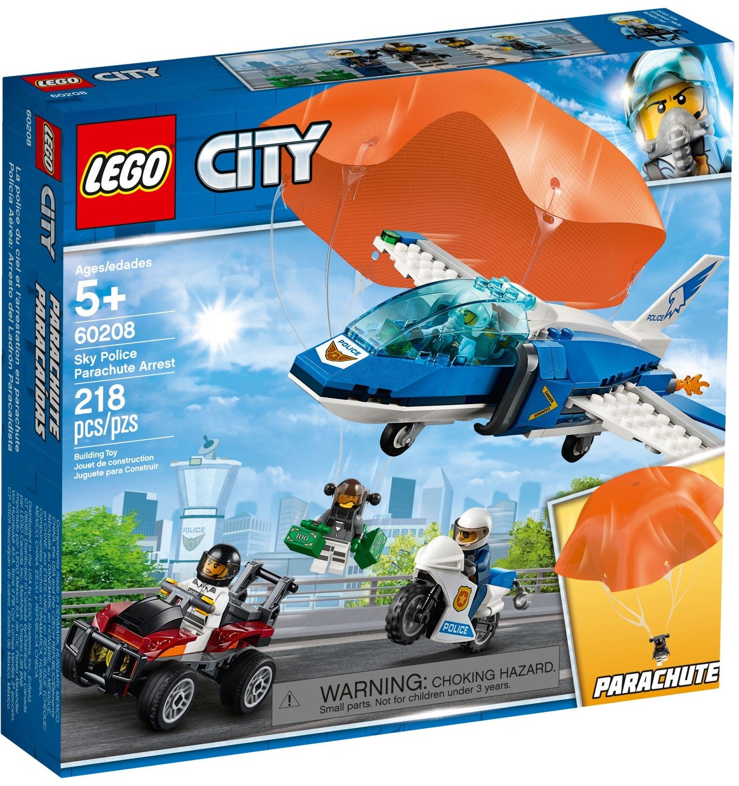 60208 Lego City Sky Police Drone Chase