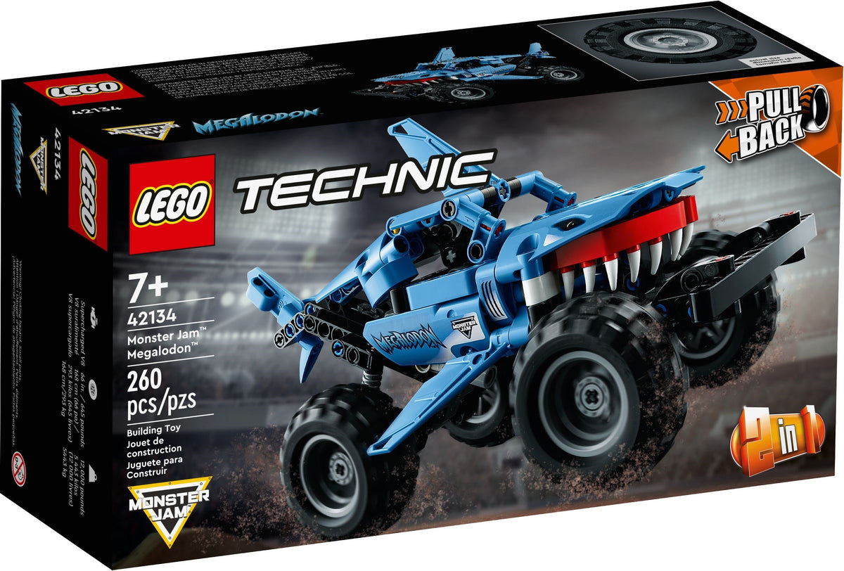 D15-42134 DAMAGED Monster Jam Megalodon