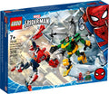 D20-76198 DAMAGED Marvel Spider-Man & Doctor Octopus Mech Battle