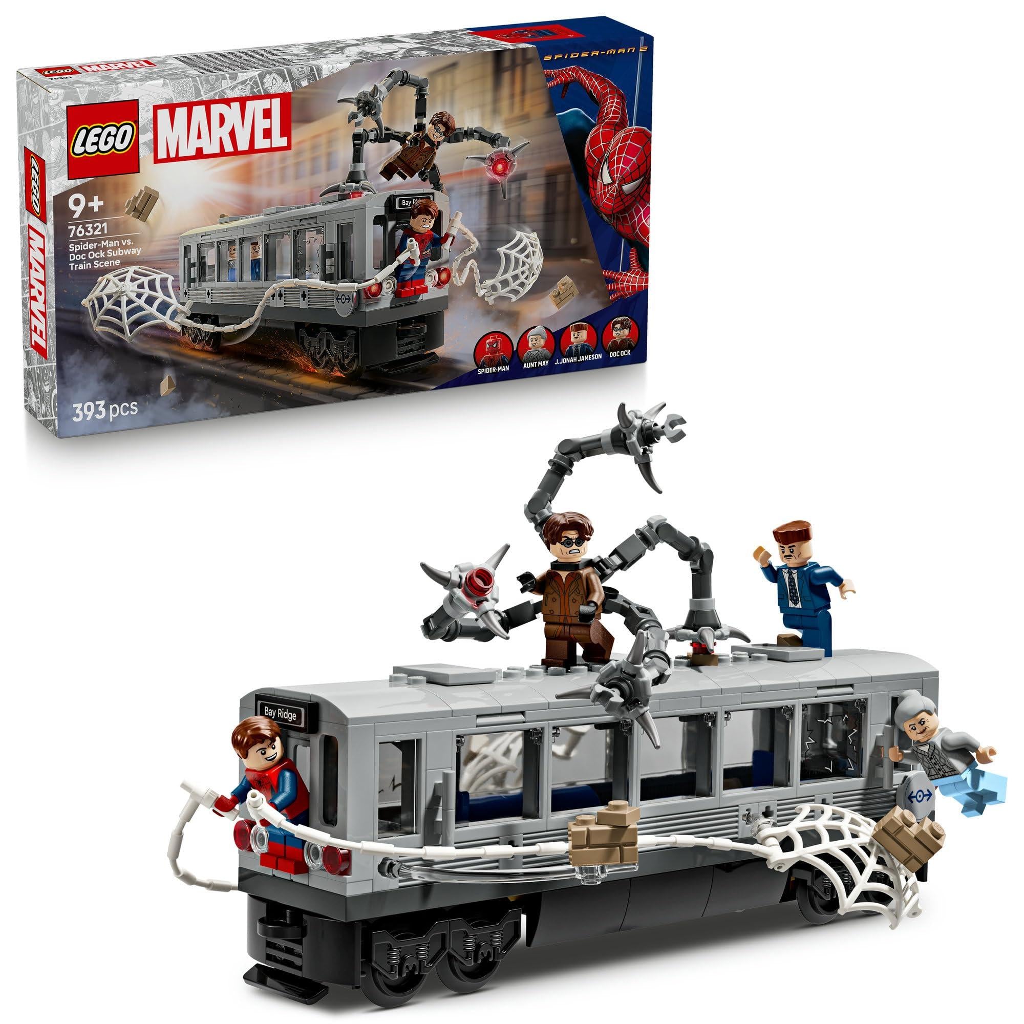 76321 LEGO ǀǀ Marvel Spider-Man vs. Doc Ock Subway Train Scene