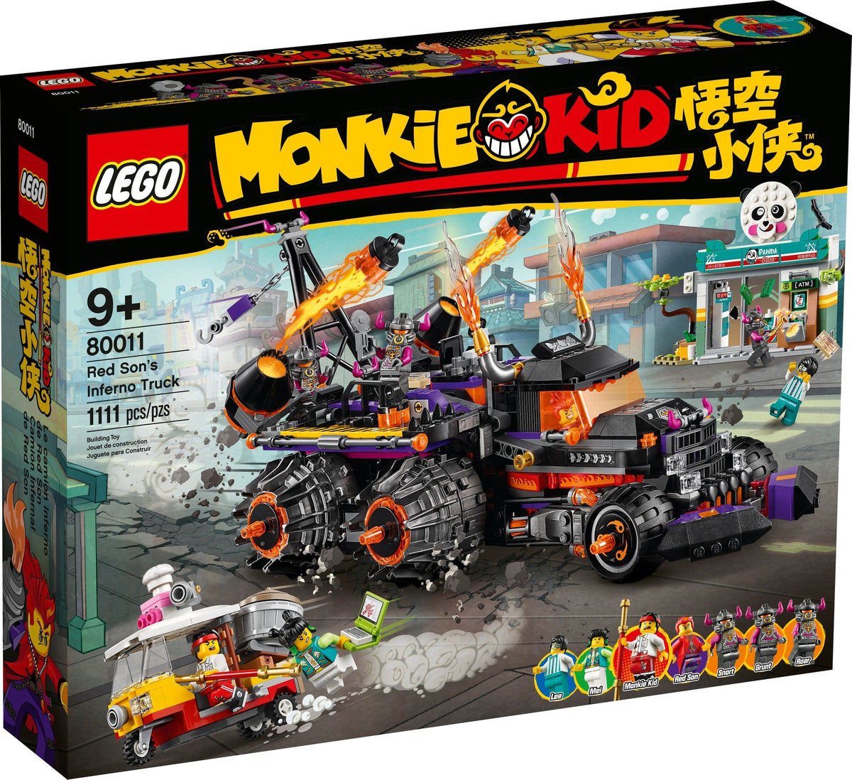 80011 LEGO Monkie Kid Red Son S Inferno Truck