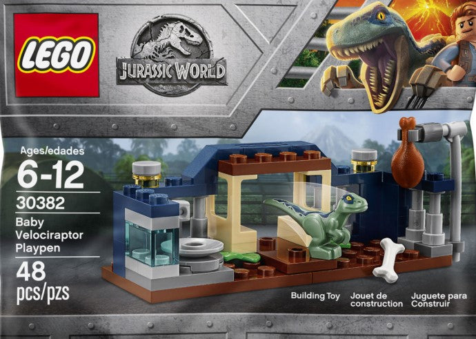 30382 Jurrasic World Baby Velociraptor Playpen Polybag